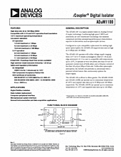 DataSheet ADuM1100 pdf